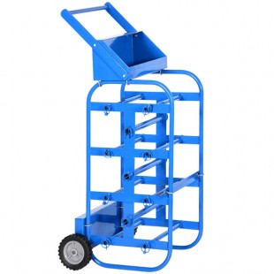 Vestil WIRE-D-E Mobile Wire Reel Caddy with 11 Spool Bars for 7 Vestil WIRE-D-E Mobile Wire Reel Caddy with 11 Spool Bars for 7