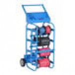 Vestil WIRE-D-E Mobile Wire Reel Caddy with 11 Spool Bars for 7 Vestil WIRE-D-E Mobile Wire Reel Caddy with 11 Spool Bars for 7