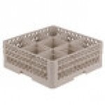 Vollrath TR13FF Traex® Full-Size Beige 9-Compartment 3 9/16