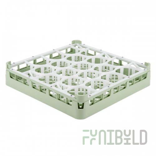 Vollrath 52691 Signature Lemon Drop Full-Size Light Green 20-Compartment 2 13/16