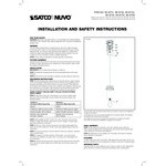 SATCO/NUVO Antebellum 1-Light Mini Pendant Light with Clear Glass and Matte Black Finish - 120V, 60W