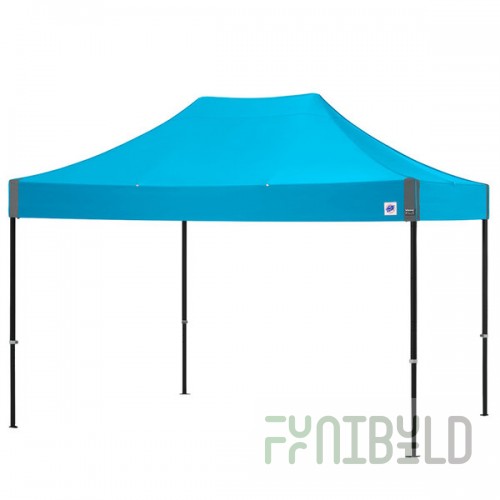 E-Z Up END3ABK15KSP Endeavor Instant Shelter 10' x 15' Splash Canopy with Matte Black Frame