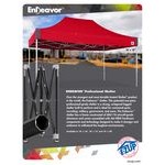 E-Z Up END3ABK15KSP Endeavor Instant Shelter 10' x 15' Splash Canopy with Matte Black Frame E-Z Up END3ABK15KSP Endeavor Instant Shelter 10' x 15' Splash Canopy with Matte Black Frame