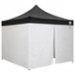 Caravan Canopy 21003305050 Displayshade 10' x 10' Black Light-Duty Commercial Grade Instant Canopy Deluxe Kit with Side Walls Caravan Canopy 21003305050 Displayshade 10' x 10' Black Light-Duty Commercial Grade Instant Canopy Deluxe Kit with Side Walls