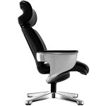 Eurotech Seating NUVEMBLK Nuvem Black Leather Lounge Office Chair with Aluminum Frame Eurotech Seating NUVEMBLK Nuvem Black Leather Lounge Office Chair with Aluminum Frame