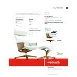 Eurotech Seating NUVEMBLK Nuvem Black Leather Lounge Office Chair with Aluminum Frame Eurotech Seating NUVEMBLK Nuvem Black Leather Lounge Office Chair with Aluminum Frame
