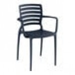 Lancaster Table & Seating Sol Sea Blue Resin Arm Chair Lancaster Table & Seating Sol Sea Blue Resin Arm Chair