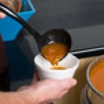 Sabert 4 oz. Black Disposable Polypropylene Ladle - 36/Case Sabert 4 oz. Black Disposable Polypropylene Ladle - 36/Case