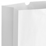 Choice 1/6 70 lb. White Extra Heavy-Duty Paper Barrel Sack - 400/Case