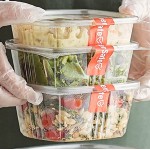 Choice 16 oz. Clear Recycled PET Tall Hinged Deli Container with Domed Lid - 50/Pack Choice 16 oz. Clear Recycled PET Tall Hinged Deli Container with Domed Lid - 50/Pack