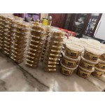 Choice 16 oz. Clear Recycled PET Tall Hinged Deli Container with Domed Lid - 50/Pack Choice 16 oz. Clear Recycled PET Tall Hinged Deli Container with Domed Lid - 50/Pack