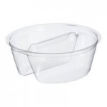 Dart SafeSeal 12 oz. Tamper-Resistant, Tamper-Evident Snack Cup with Dome Lid - 256/Case