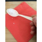 Choice Beige Heavy Weight Polystyrene Plastic Teaspoon - 100/Pack