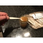 Choice Beige Heavy Weight Polystyrene Plastic Teaspoon - 100/Pack