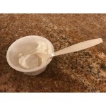 Choice Beige Heavy Weight Polystyrene Plastic Teaspoon - 100/Pack