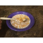 Choice Beige Heavy Weight Polystyrene Plastic Teaspoon - 100/Pack