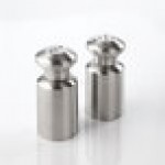 American Metalcraft SPM4 3 oz. Satin Finish Stainless Steel Salt and Pepper Shaker Set - 12/Case
