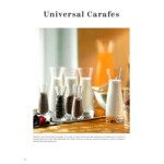 Stolzle Universal from Global Tableware Collective 8.5 oz. Glass Carafe - 6/Case Stolzle Universal from Global Tableware Collective 8.5 oz. Glass Carafe - 6/Case