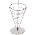 American Metalcraft SS59 Stainless Steel 1-Cone Basket - 5