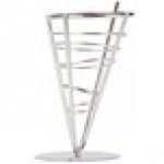 American Metalcraft SS59 Stainless Steel 1-Cone Basket - 5