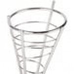 American Metalcraft SS59 Stainless Steel 1-Cone Basket - 5