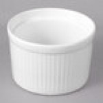 10 Strawberry Street WTR-4SUF Whittier 8 oz. White Porcelain Fluted Ramekin - 48/Case 10 Strawberry Street WTR-4SUF Whittier 8 oz. White Porcelain Fluted Ramekin - 48/Case