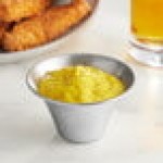 American Metalcraft 4 oz. Flared Rim Stainless Steel Sauce Cup - 12/Case