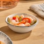 Acopa Architect 1.5 oz. Round Gray Porcelain Ramekin - 36/Case