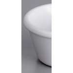 Acopa 4 oz. White Smooth Melamine Ramekin - 12/Case Acopa 4 oz. White Smooth Melamine Ramekin - 12/Case
