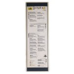 Menu Solutions WDPIX-BA Weathered Walnut 4 1/4 Menu Solutions WDPIX-BA Weathered Walnut 4 1/4