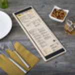 Menu Solutions WDPIX-BA Weathered Walnut 4 1/4 Menu Solutions WDPIX-BA Weathered Walnut 4 1/4