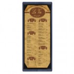 Menu Solutions WDPIX-BA Weathered Walnut 4 1/4 Menu Solutions WDPIX-BA Weathered Walnut 4 1/4