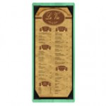 Menu Solutions WDPIX-BA Weathered Walnut 4 1/4 Menu Solutions WDPIX-BA Weathered Walnut 4 1/4