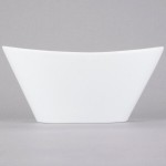Libbey BW-5103 Chef's Selection II 45 oz. Ultra Bright White Porcelain Neptune Bowl - 12/Case Libbey BW-5103 Chef's Selection II 45 oz. Ultra Bright White Porcelain Neptune Bowl - 12/Case