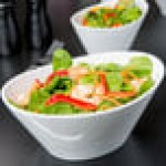 Libbey BW-5103 Chef's Selection II 45 oz. Ultra Bright White Porcelain Neptune Bowl - 12/Case Libbey BW-5103 Chef's Selection II 45 oz. Ultra Bright White Porcelain Neptune Bowl - 12/Case