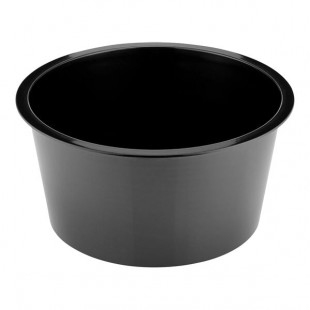 Dalebrook from Global Tableware Collective 176 oz. Black Melamine Barrel Display Bowl Insert