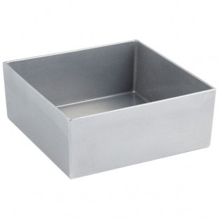 Bon Chef 9518PG 180 oz. Pewter-Glo Cast Aluminum Straight Sided Square Bowl Bon Chef 9518PG 180 oz. Pewter-Glo Cast Aluminum Straight Sided Square Bowl