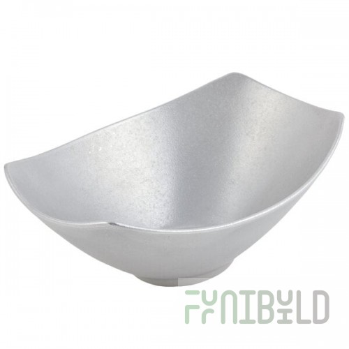 Bon Chef 2512 Gondola 32 oz. Pewter-Glo Cast Aluminum Bowl