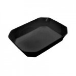 Delfin from Steelite International DFBCC20810 Cut Corner Black 144 oz. Rectangular Acrylic Bowl