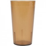 Cambro 2000P153 Colorware 22 oz. Amber Customizable SAN Plastic Tumbler - 6/Pack Cambro 2000P153 Colorware 22 oz. Amber Customizable SAN Plastic Tumbler - 6/Pack