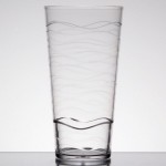 GET SW-1477-CL Stream 20 oz. Clear SAN Plastic Tumbler - 24/Case GET SW-1477-CL Stream 20 oz. Clear SAN Plastic Tumbler - 24/Case