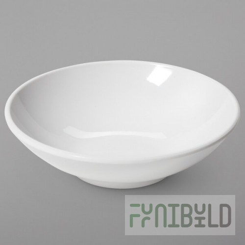 GET B-453-AW Settlement 4.5 oz. Ivory (American White) Melamine Round Side Dish Bowl - 48/Case