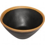 GET B-81-DVG Pottery Market 8 oz. Glazed Gray Melamine Bowl with White Trim - 24/Case GET B-81-DVG Pottery Market 8 oz. Glazed Gray Melamine Bowl with White Trim - 24/Case