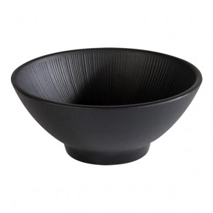 APS Nero 16.9 oz. Round Melamine Ramen Bowl - 6/Case APS Nero 16.9 oz. Round Melamine Ramen Bowl - 6/Case