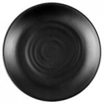 GET B-400-BK Nara 32 oz. Black Matte Round Melamine Bowl with Lid - 12/Case