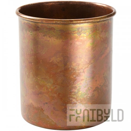 American Metalcraft ACC 14 oz. Satin Antique Copper Cup