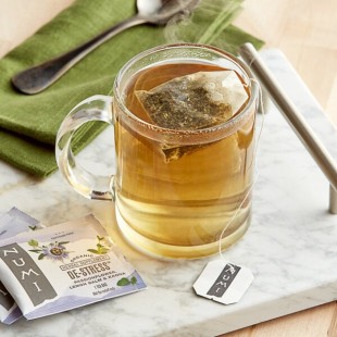 Numi Organic De-Stress Herbal Tea Bags - 16/Box Numi Organic De-Stress Herbal Tea Bags - 16/Box
