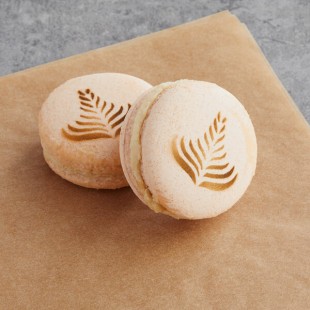 Macaron Centrale Vegan Almond Latte Macaron - 48/Case Macaron Centrale Vegan Almond Latte Macaron - 48/Case