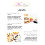 Macaron Centrale Vegan Almond Latte Macaron - 48/Case Macaron Centrale Vegan Almond Latte Macaron - 48/Case