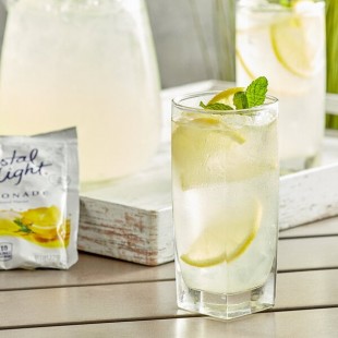 Crystal Light 2.2 oz. Sugar-Free Lemonade Powdered Mix Packet - 12/Case
